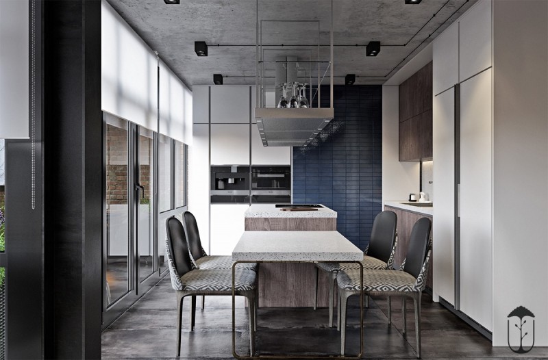 Двухуровневая квартира в Вильнюсе, Литва