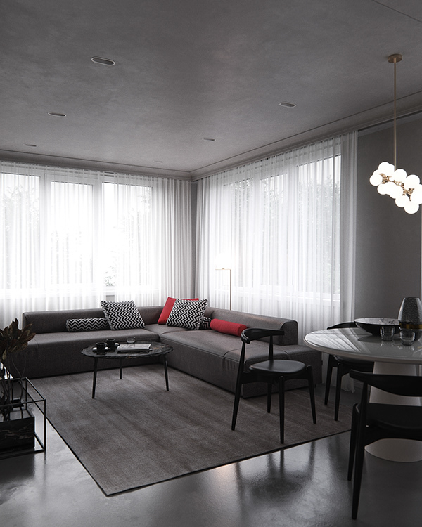 Эклектика, сочетающая минимализм, современную классику и скандинавский стиль