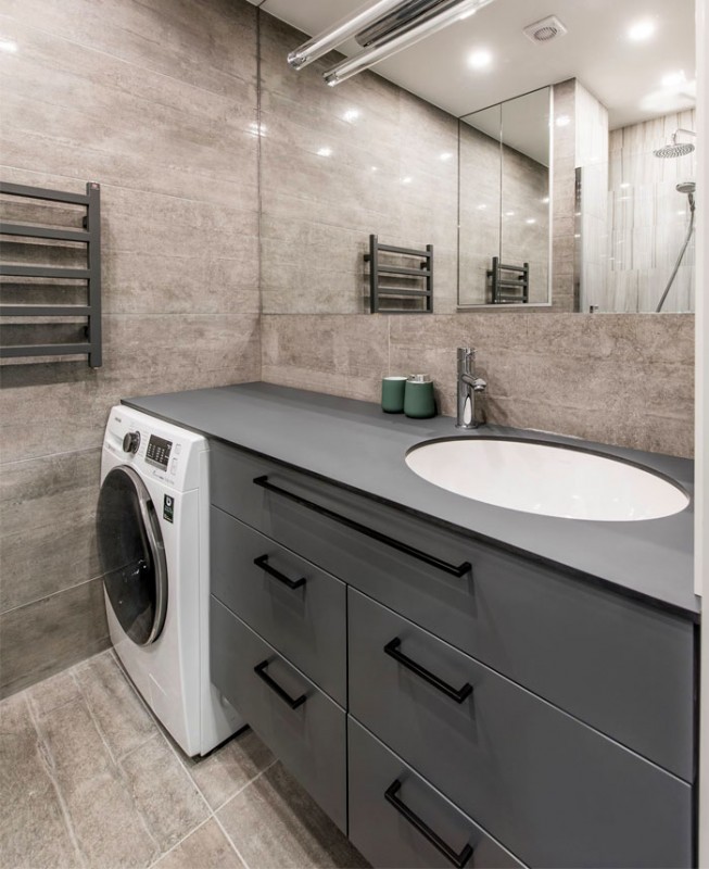 Интерьер литовской квартиры в мягких пастельных тонах