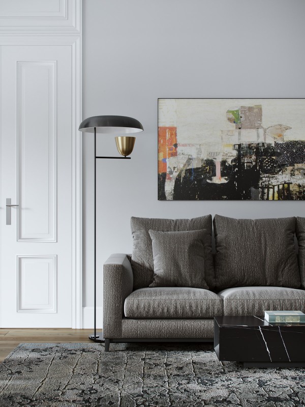 Интерьер в черно-белых тонах