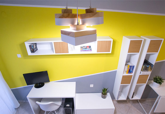 Яркая студия в Салониках, Греция