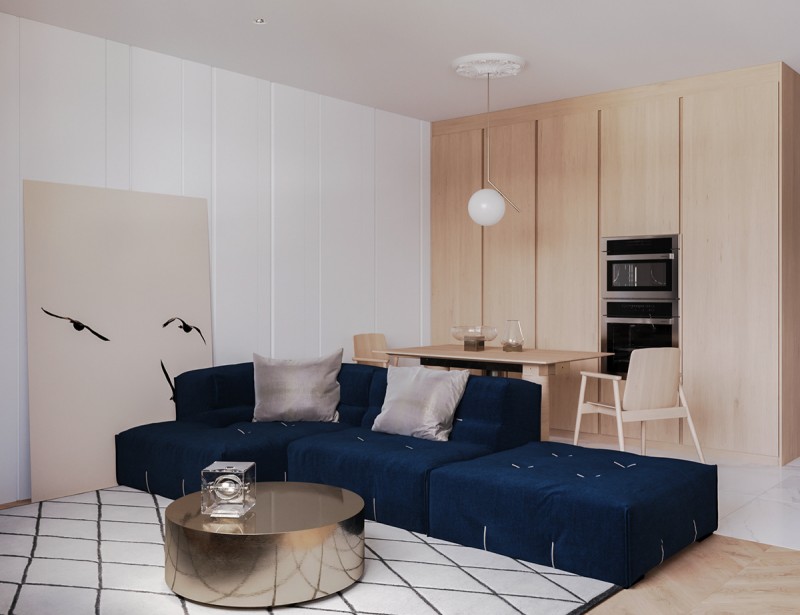 Квартира-студия в стиле "минимализм" Квартира-студия в стиле "минимализм"