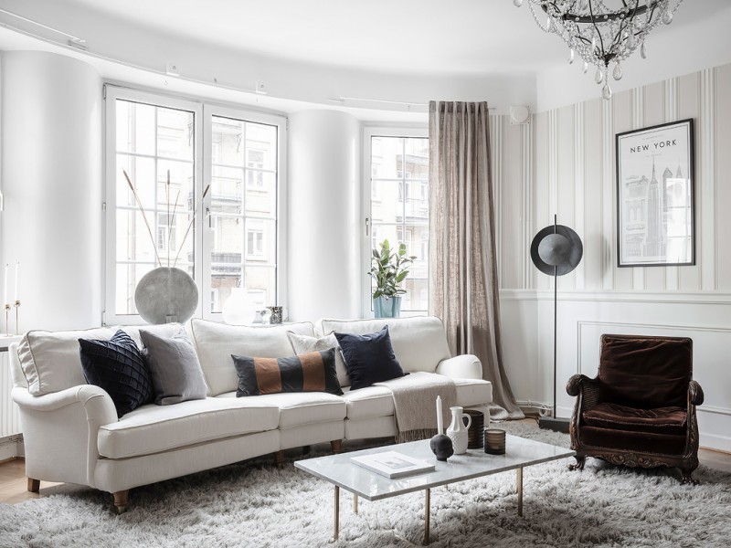 Очаровательная квартира площадью 128 м2 в Гётеборге, Швеция