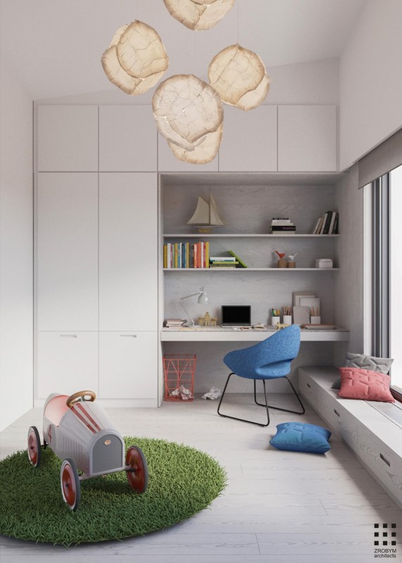 Проект дома, оформленного в спокойных тонах