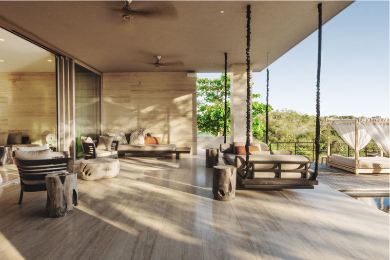 Современная вилла на побережье Тихого океана