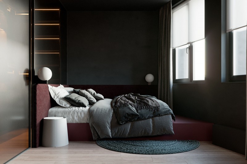 Богатый и благородный цвет "марсала" в современном интерьере