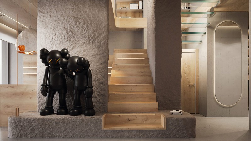 Четырехуровневая квартира, расположенная в небоскребе в центре Киева Четырехуровневая квартира, расположенная в небоскребе в центре Киева