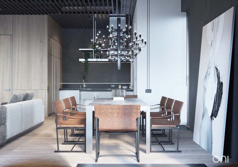 Интерьер квартиры в индустриальном стиле Интерьер квартиры в индустриальном стиле