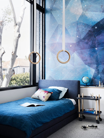 Яркие цвета в интерьере семейного дома