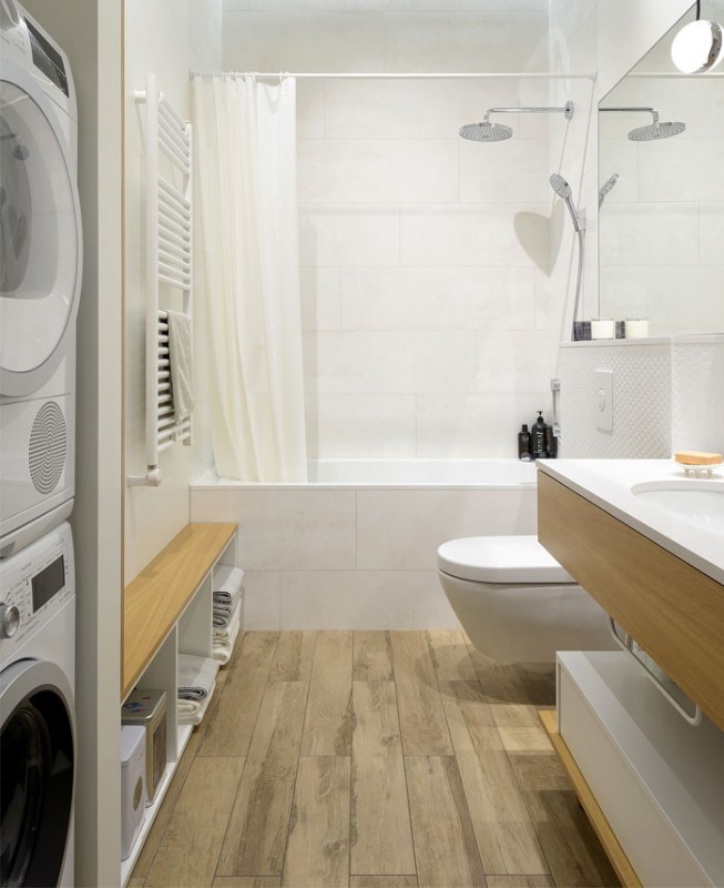 Комфортный, без лишних деталей интерьер светлых апартаментов