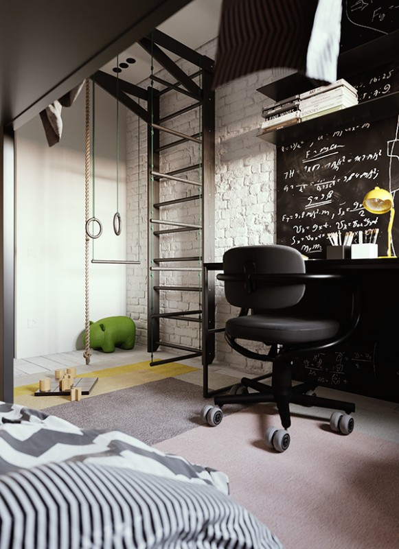 Компактная квартира для семьи с детьми