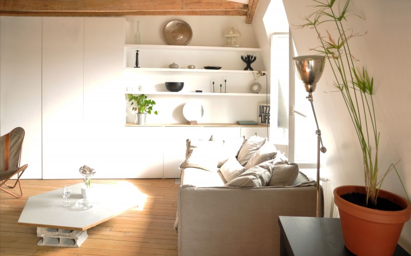 Небольшие очаровательные апартаменты в Париже Небольшие очаровательные апартаменты в Париже