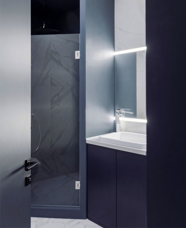 Нетрадиционное зонирование в небольшой квартире