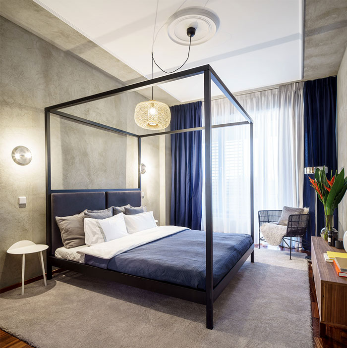 Смелые цвета и лаконичные формы в интьерьере квартиры в Бухаресте, Румыния Смелые цвета и лаконичные формы в интьерьере квартиры в Бухаресте, Румыния