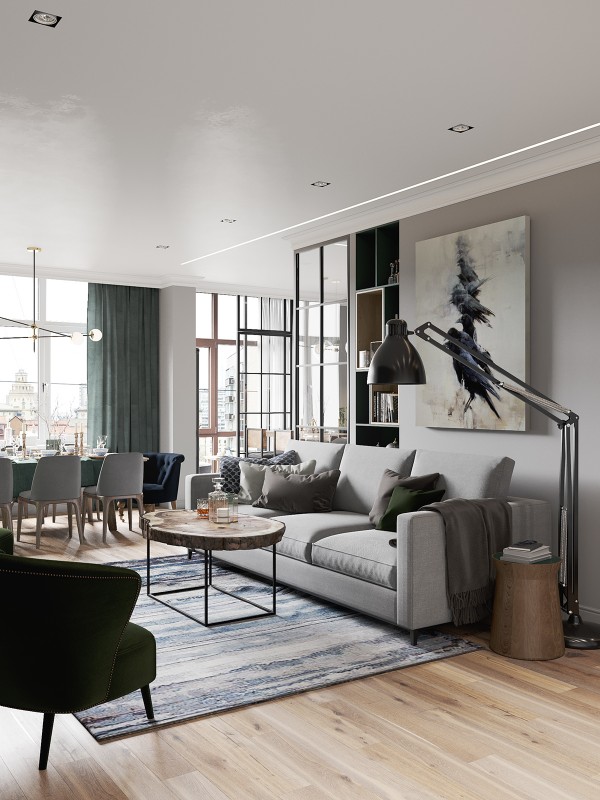 Выразительные акценты на нейтральном и сдержанном фоне