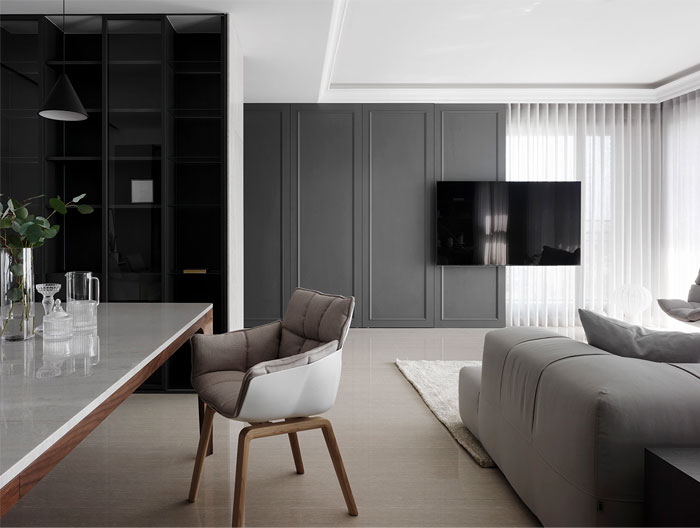 Азиатская простота и утонченная эстетика в дизайне тайваньских апартаментов Азиатская простота и утонченная эстетика в дизайне тайваньских апартаментов