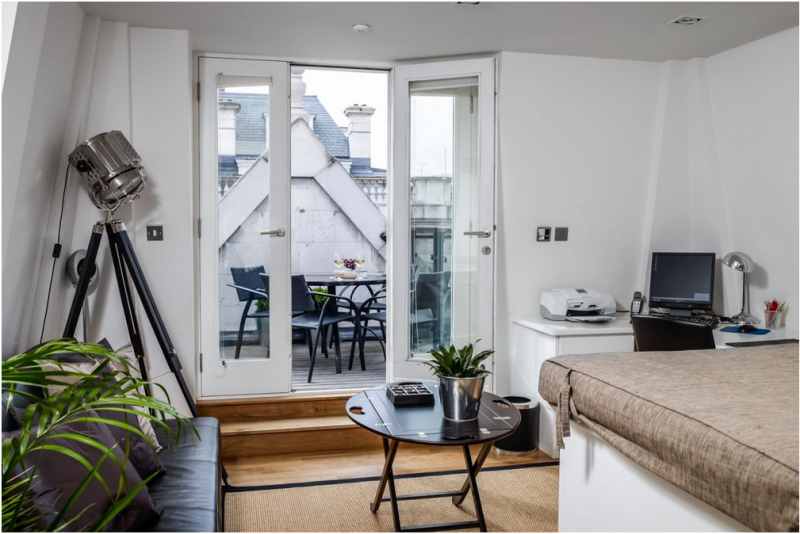 Изысканный интерьер пентхауса в Лондоне Изысканный интерьер пентхауса в Лондоне