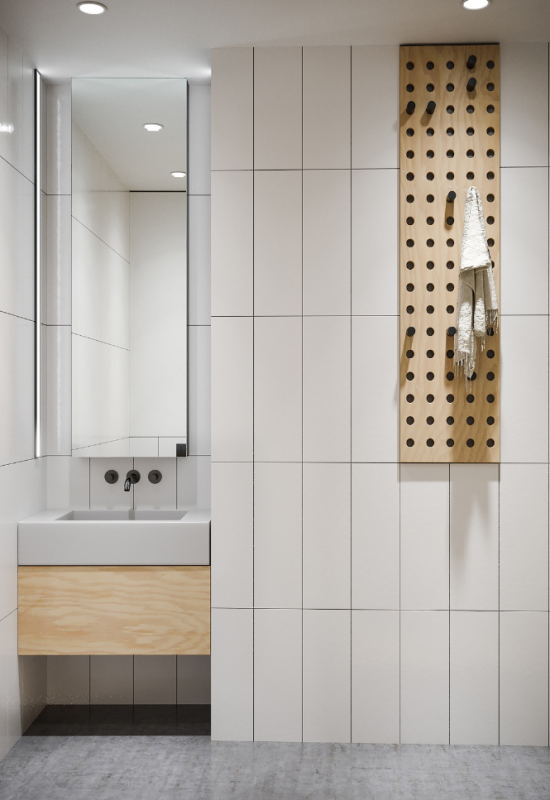 Яркая красочная квартира для пары с детьми