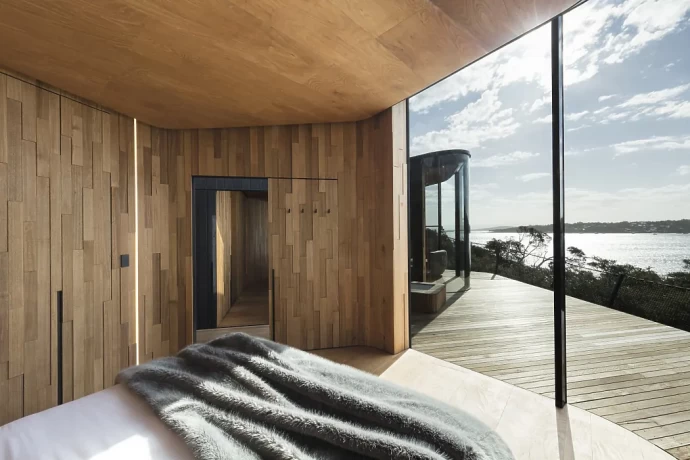 Отель Freycinet Lodge, расположенный в Национальном парке Фрейсине, Австралия Отель Freycinet Lodge, расположенный в Национальном парке Фрейсине, Австралия