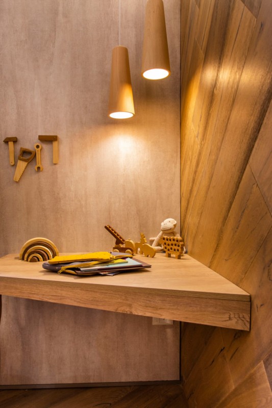 Похожая на пещеру детская спальня под названием #thebearscave