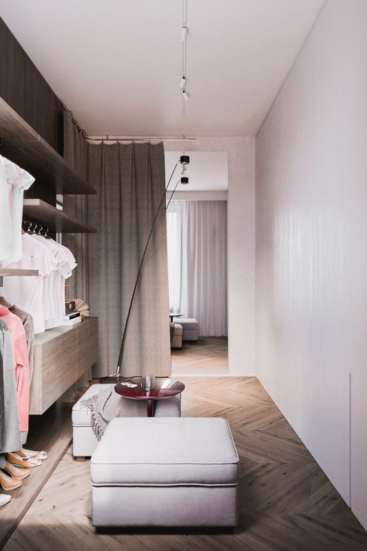 Интерьер квартиры в пастельных тонах