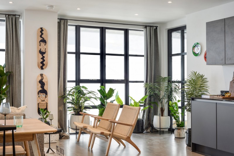 Интерьер уютных апартаментов в приглушенных тонах Интерьер уютных апартаментов в приглушенных тонах