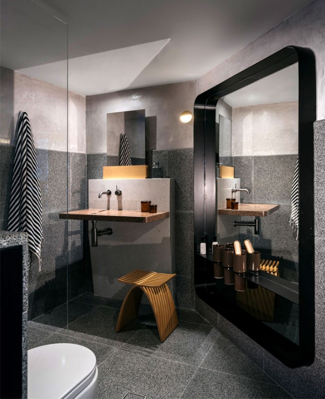 Темные оттенки в интерьере квартиры в Сиднее Темные оттенки в интерьере квартиры в Сиднее