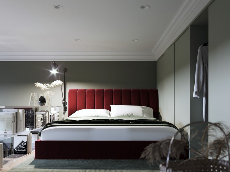 Двухуровневая студия в нуарной современной классике