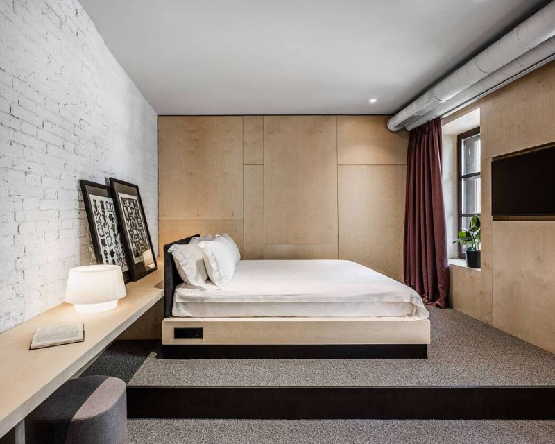 Гостиничный комплекс в индустриальном стиле Гостиничный комплекс в индустриальном стиле