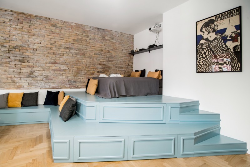 Интерьер стильной квартиры в Будапеште