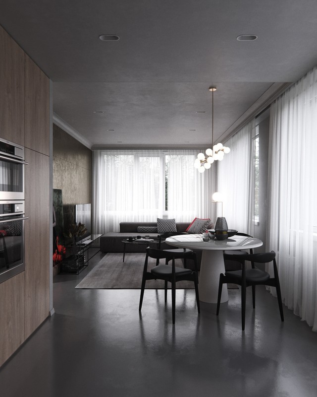 Эклектика, сочетающая минимализм, современную классику и скандинавский стиль