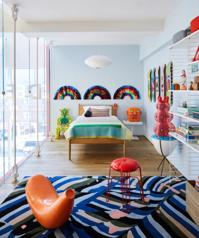 Инсталляция, разработанная в рамках Reach and kinder MODERN в Нью-Йорке под названием «Игривый дом»