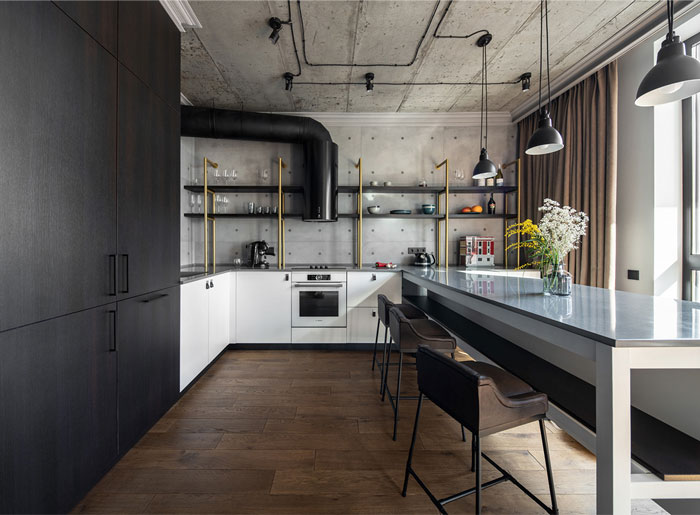 Интерьер апартаментов для молодой пары