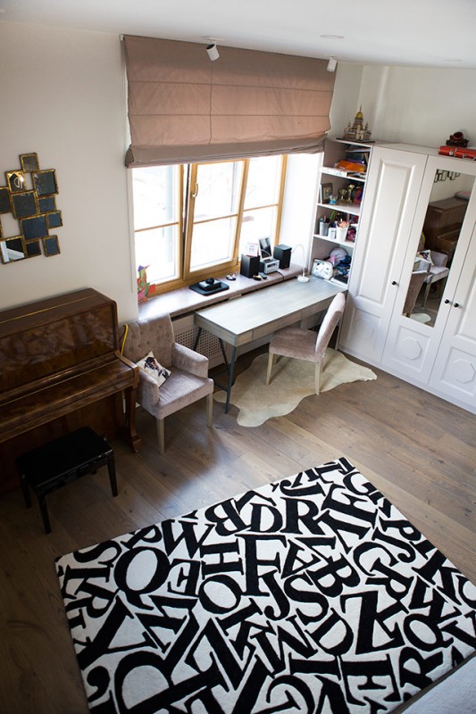 Интерьер богемной квартиры для семейной пары с детьми