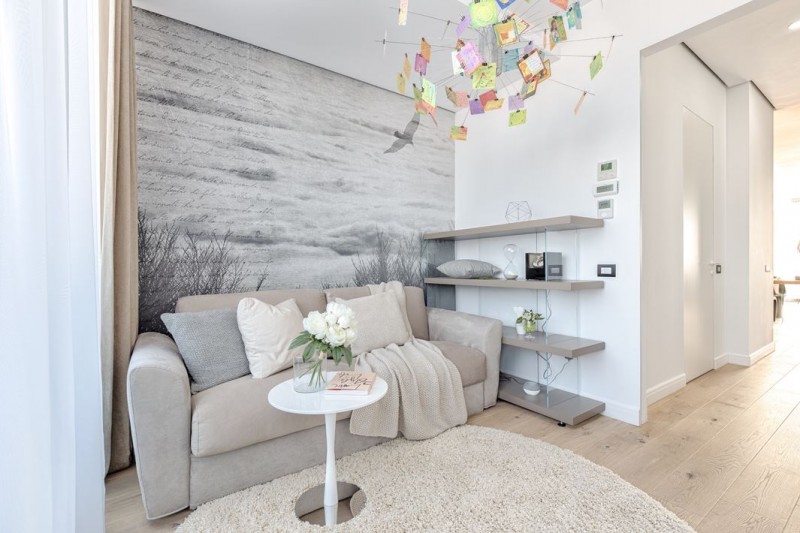 Интерьер комфортного и стильного пентхауса