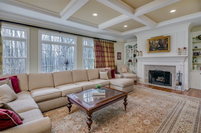 Интерьер поместья в Бернардсвилле, штат Нью-Джерси