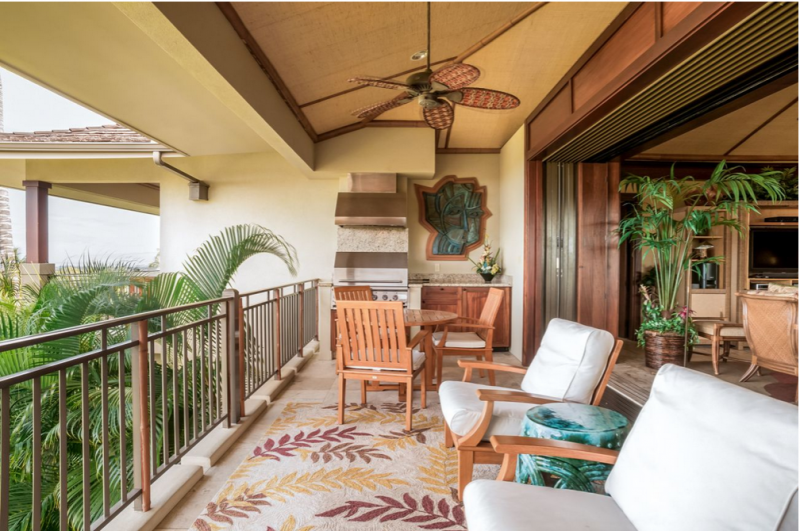 Интерьер виллы на Гавайях Интерьер виллы на Гавайях