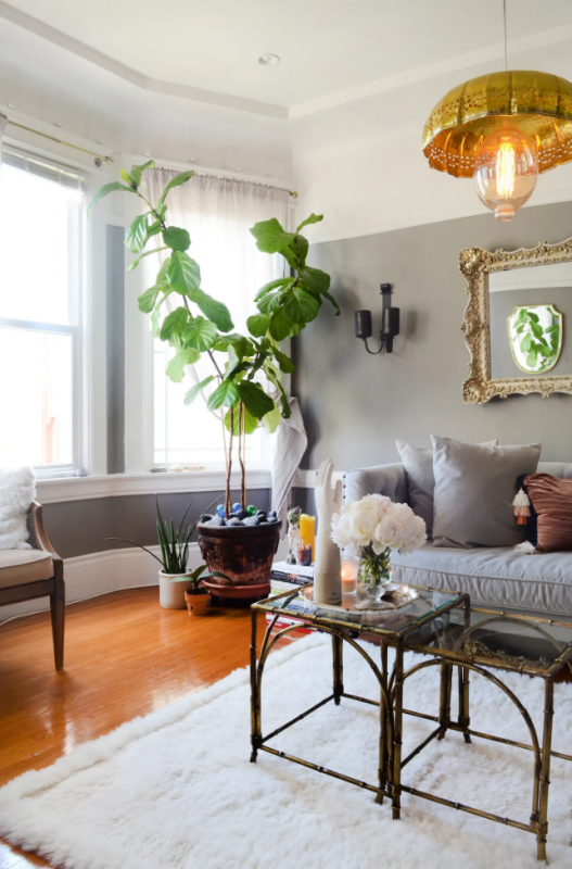 Классика и "бохо" в интерьере квартиры в Сан-Франциско