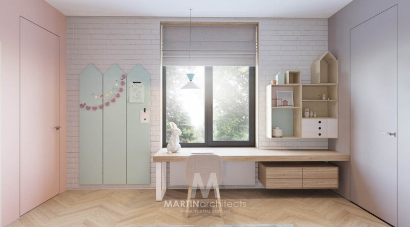 Апартаменты, оформленные в успокаивающей цветовой палитре