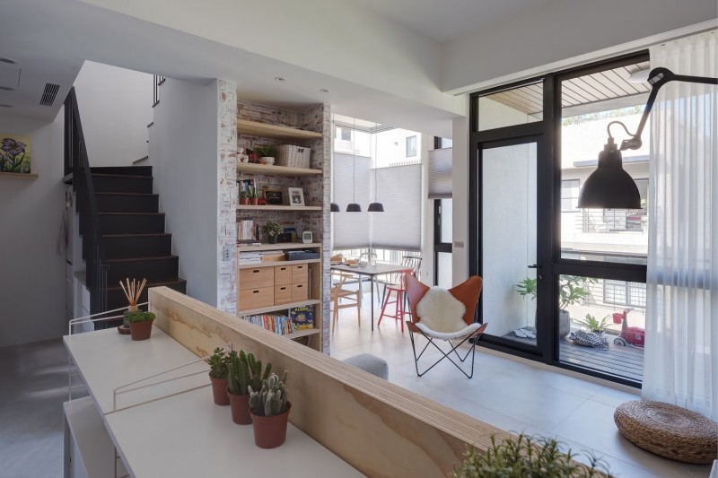 Двухуровневые апартаменты в Тайбэе