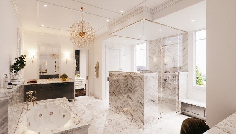 Интерьер виллы в США