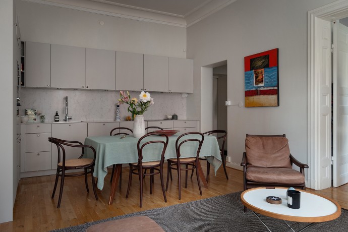 Квартира площадью 43,5 м2 в Стокгольме
