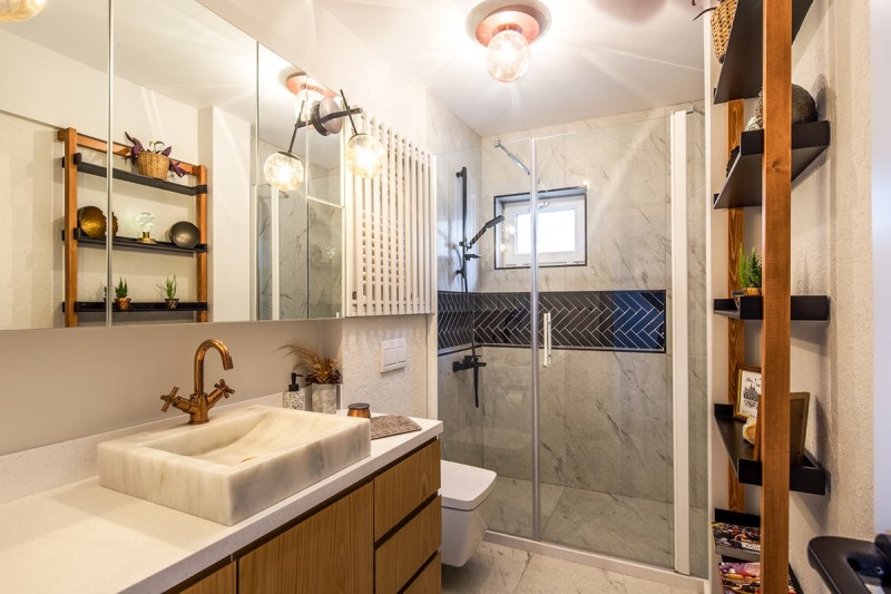 Легкий свежий интерьер апартаментов в Стамбуле