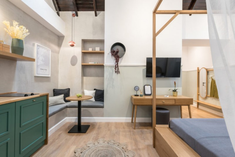 Отель, расположенный в здании 1920-х годов в Кавале, Греция