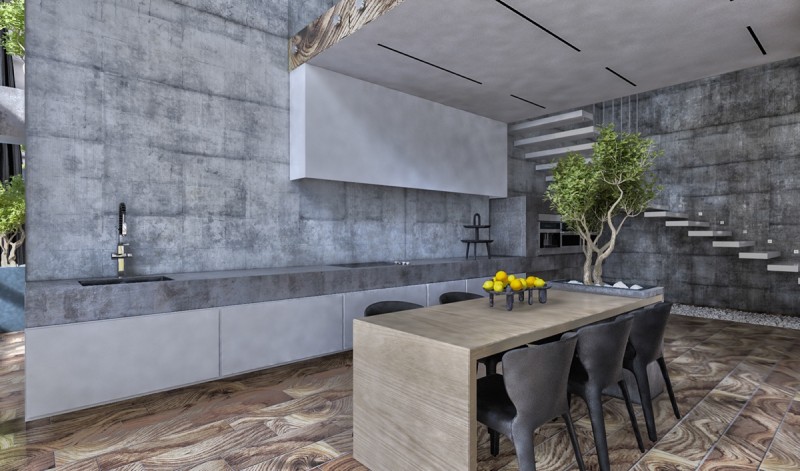 Проект двухэтажного таунхауса с потрясающим дизайном для молодой пары