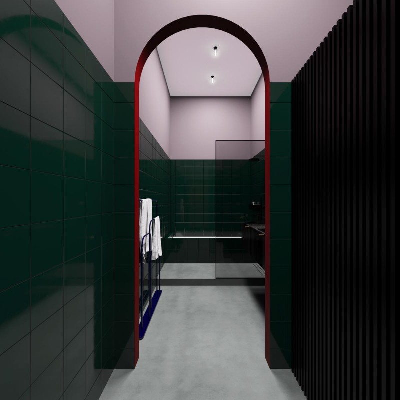 Апартаменты с открытой планировкой, оформленные в приглушенных тонах