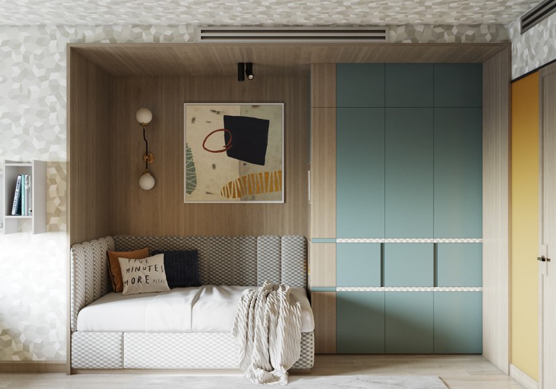 Квартира, оформленная в приглушенных тонах