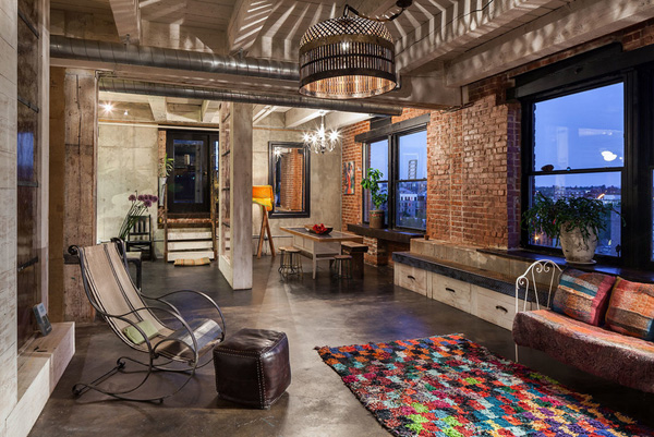 Интерьер лофта в стиле "ваби-саби"