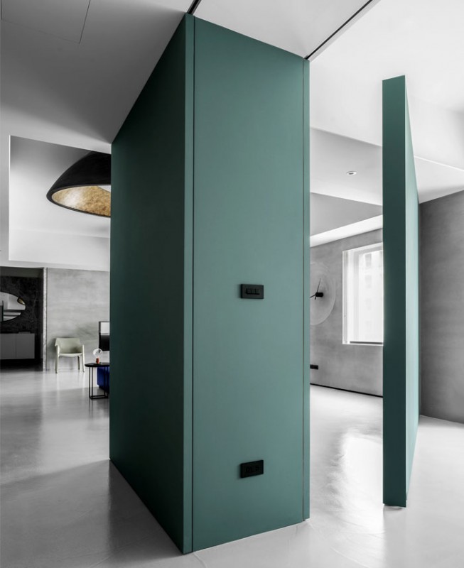 Многофункциональные подвижные конструкции в проекте современной квартиры