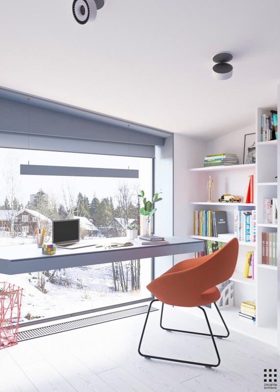 Проект дома, оформленного в спокойных тонах